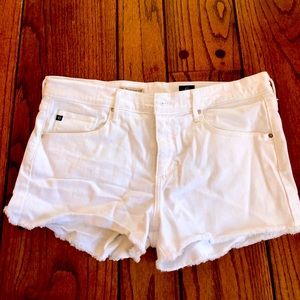 AG white Jean shorts